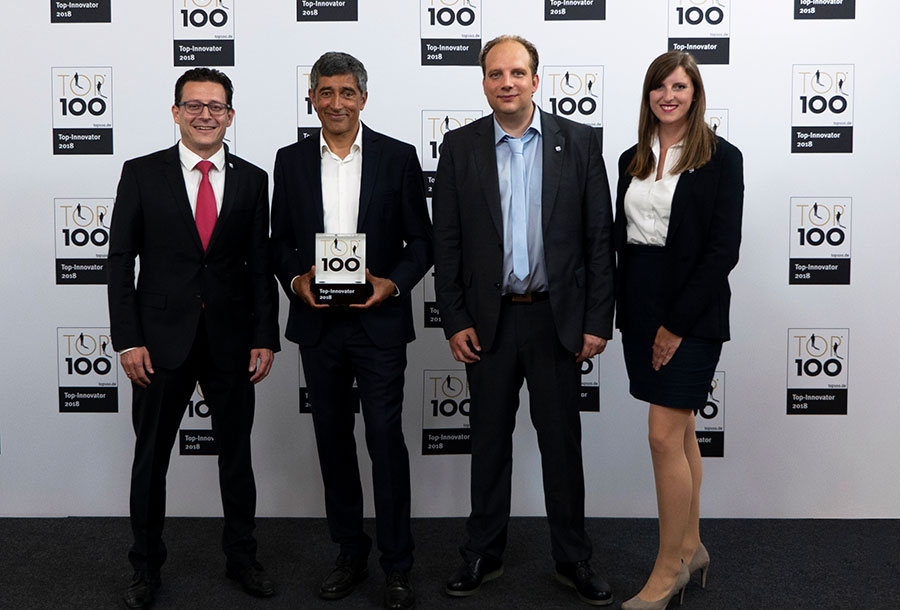 Top100 Award handed over by Ranga Yogeshwar 