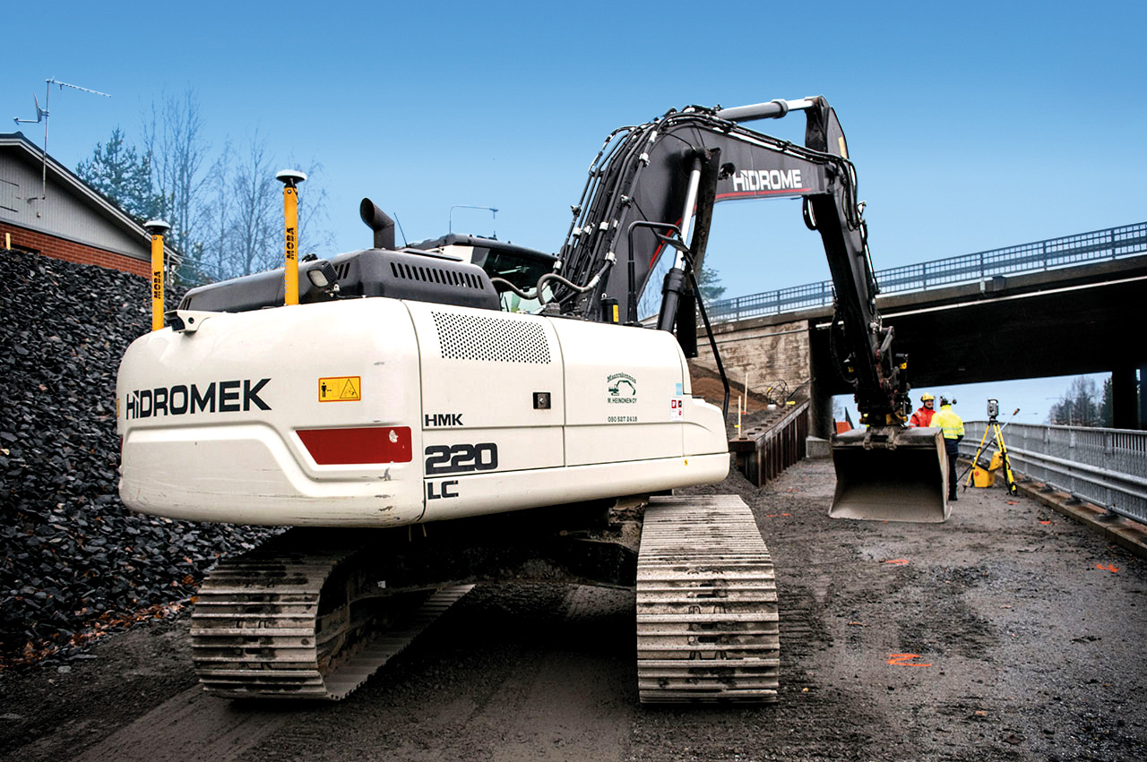 Excavator in Tampere